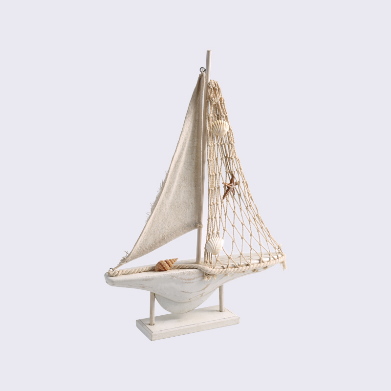 Marine Galleon Laminated Hemp Rope Shell Decoration Ornaments