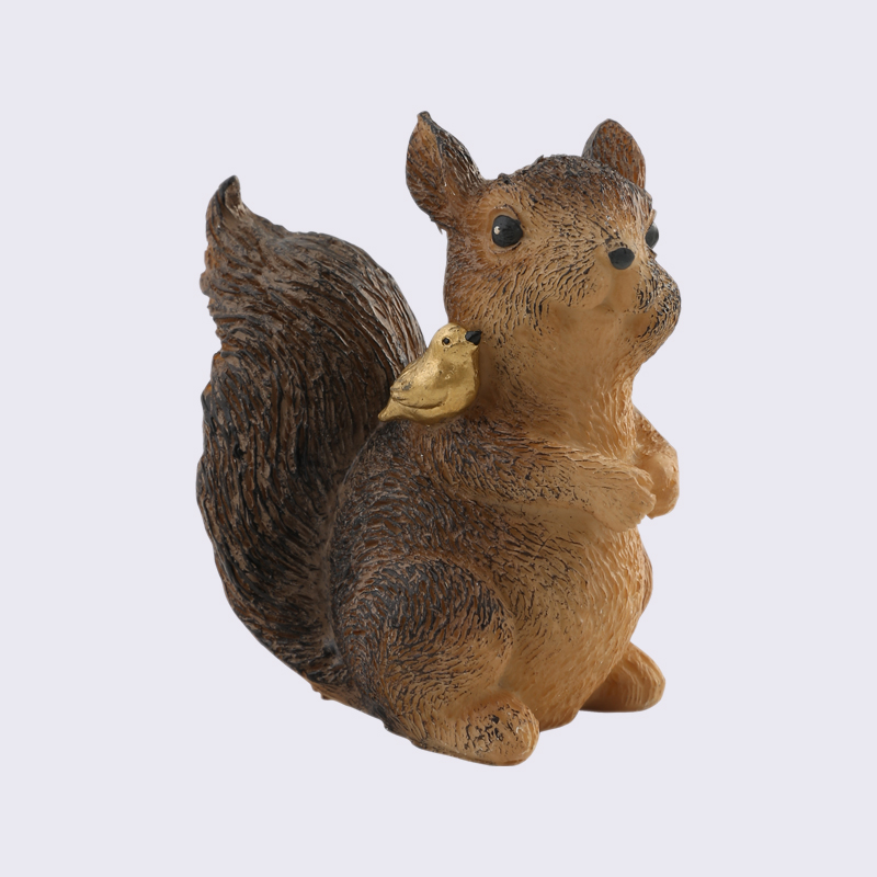 Harvest Festival Resin Crafts Squirrel Decoration Room Decorations