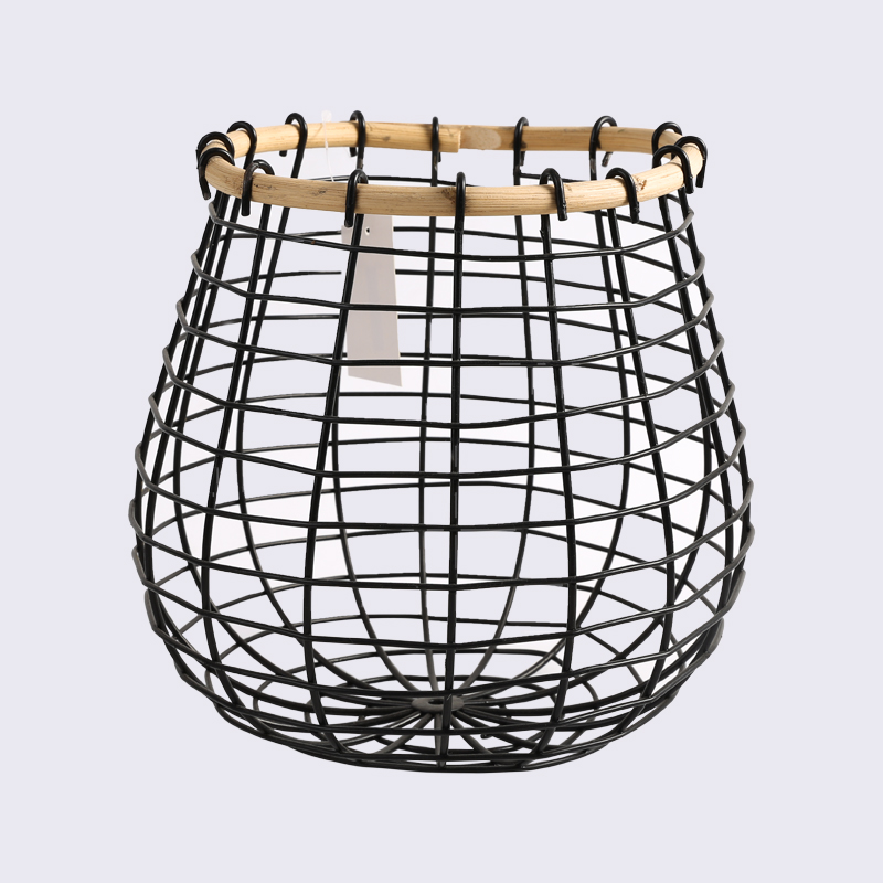 European-Style Metal Simple Storage Basket Home Decoration Wire Basket